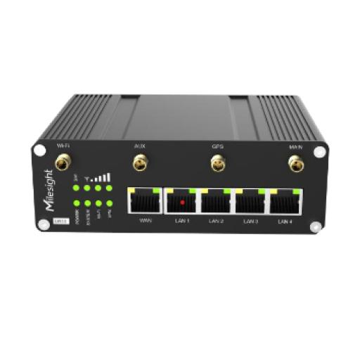 [MILESIGHT_UR35-L04AF-W] MILESIGHT ROUTER PROFESIONAL 4G CON 4 PUERTOS LAN Y 1 PUERTO WAN, DUAL SIM, WI-FI, RS232 - RS485