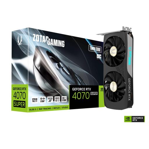 [ZOTAC_ZT-D40720H-10M] Tarjeta de video Zotac NVIDIA GeForce RTX 4070 SUPER Twin Edge OC 12GB