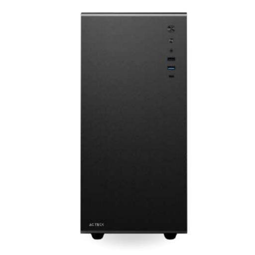 [ACTECK_AC-935937] GABINETE ACTECK (AC-935937) NEUSS PRO GI717,MICROATX,SIN FUENTE,USB 3.0,USB C,CRITAL TEMP,NEGRO