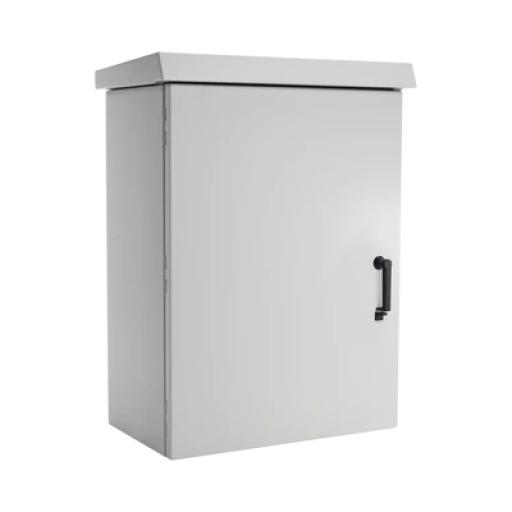 [HOFFMAN_ECL906050P] HOFFMAN Gabinete Para Exterior OSP ComLine, Protección NEMA 4/12/4X/3/3R; IP66, 600 mm de Ancho, 500 mm de Profundidad, 18 UR, De Aluminio, Color Gris Claro