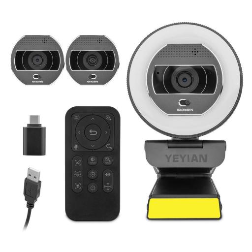 [YEYIAN_YPW-QHDAF-M1] Yeyian FLEX-WEBCAM YEYIAN STREAMING ILUMINACIÓN Y CONTROL REMOTO YPW-QHDAF-M1