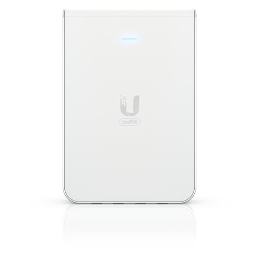 [UBIQUITINETWORKS_U6-IW] Ubiquiti Networks Access Point UniFi U6 In Wall/Montaje p/pared, WIFI 6 2.4 Y 5 Ghz, hasta 5.3 Gbps, 1 pto PoE In, 4 ptos secundarios (1 PoE Out)