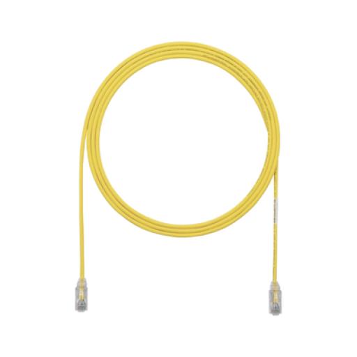 [PANDUIT_UTP28X40YL] Panduit Cable de Parcheo UTP Cat6A, CM/LSZH, Diámetro Reducido (28AWG), Color Amarillo, 40ft