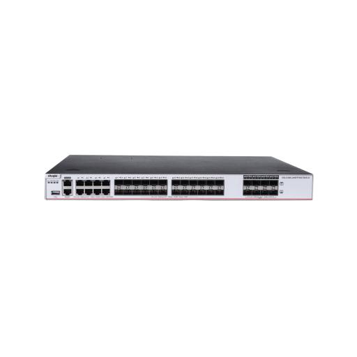 [RUIJIE_RG-CS85-24SFP/8GT8XS-D] RUIJIE Switch Core Administrable Capa 3 con 8 puertos Gigabit, 24 SFP y 8 SFP+ Combo para fibra 10Gb, gestión gratuita desde la nube.
