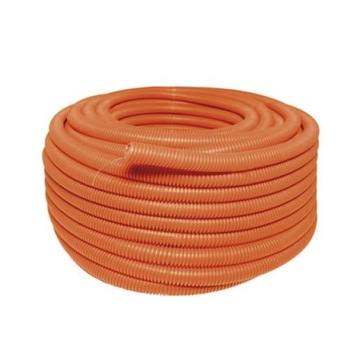 [SURTEK_SYS136854] Surtek Manguera flexible Reforzada 1" x 50 m /Polietileno Alta Densidad HDPE/ Con guía /Resistente a Intemperie.