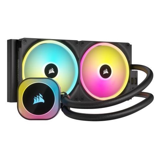 [CORSAIR_CW-9061002-WW] VENTILADOR P/CPU CORSAIR (CW-9061002-WW) ICUE LINK H115I RGB AIO,280MM,2 FAN,NEGRO
