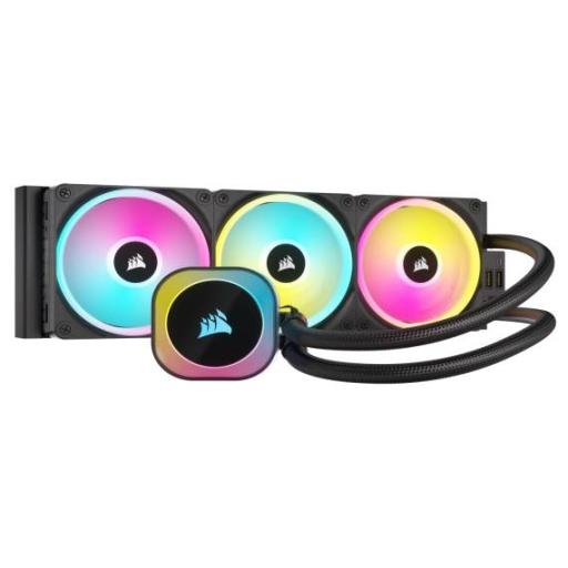 [CORSAIR_CW-9061003-WW] VENTILADOR P/CPU CORSAIR (CW-9061003-WW) ICUE LINK H150I RGB AIO,360MM,3 FAN,NEGRO