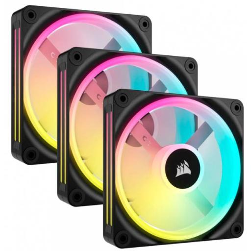 [CORSAIR_CO-9051002-WW] VENTILADOR GABINETE CORSAIR (CO-9051002-WW) ICUE LINK QX120 RGB,3 FAN,120MM,DOMO MAGNETICO,NEGRO