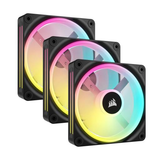 [CORSAIR_CO-9051002-WW] VENTILADOR GABINETE CORSAIR (CO-9051002-WW) ICUE LINK QX120 RGB,3 FAN,120MM,DOMO MAGNETICO,NEGRO