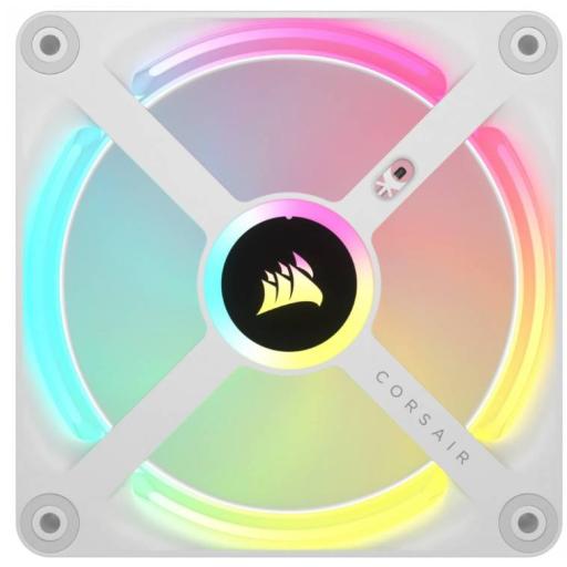 [CORSAIR_CO-9051006-WW] VENTILADOR GABINETE CORSAIR (CO-9051006-WW) ICUE LINK QX120 RGB,3 FAN,120MM,DOMO MAGNETICO,BLANCO
