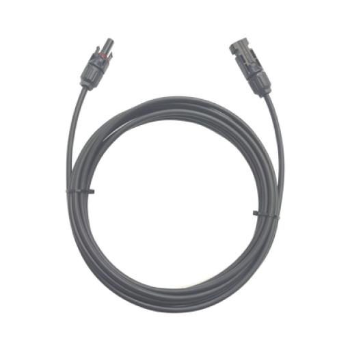 [EPCOM_CFMC41MBLK] Epcom Cable Fotovoltaico / 1 metro / Color Negro / Calibre 10 AWG / Terminal MC4-Macho y Hembra en  ambos extremos