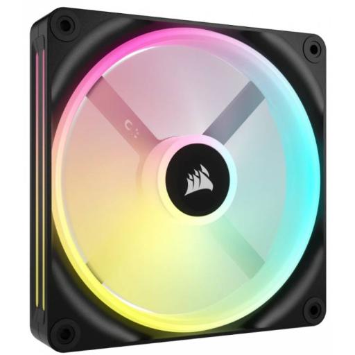 [CORSAIR_CO-9051004-WW] VENTILADOR GABINETE CORSAIR (CO-9051004-WW) ICUE LINK QX140 RGB,2 FAN,140MM,DOMO MAGNETICO,NEGRO