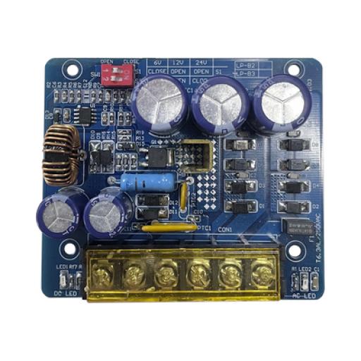 [EPCOM_PL-B3] Epcom 6 o 12  o 24 Vcc @ 4 A / Fuente tipo tarjeta/ 1 salida / requiere transformador de entrada  / capacidad de baterías / baterías no incluidas.