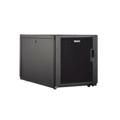 [PANDUIT_E6212B1] Panduit Gabinete Profesional de Telecomunicaciones, de Piso, 12 UR, 600 mm de Ancho y 1070 mm de Profundidad, Color Negro