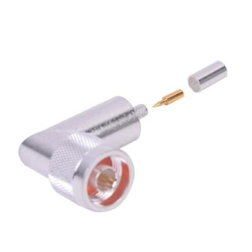 [RFINDUSTRIES_RFN-1009-C] RF Industries Conector N macho en A/R de anillo plegable para cable RG-58/U.