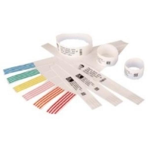[ZEBRA_10006998K] Zebra WRISTBAND POLYPROPYLENE 1X6IN 25.4X152.4MM DIRECT THERMAL Z-BAND