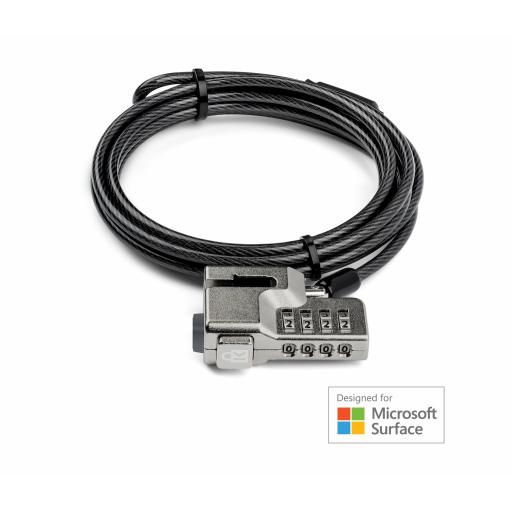 [ACCO_K68130WW] Acco KENSINGTON COMBINATION LOCK FOR SURFACE PRO AND SURFACE GO BLACK