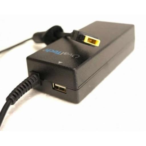 [OVALTECH_OTAC-E77-65W] Ovaltech Adaptador para Computadora Portatil OVALTECH adaptador para Computadora Portatil 20V/3.25AH + USB
