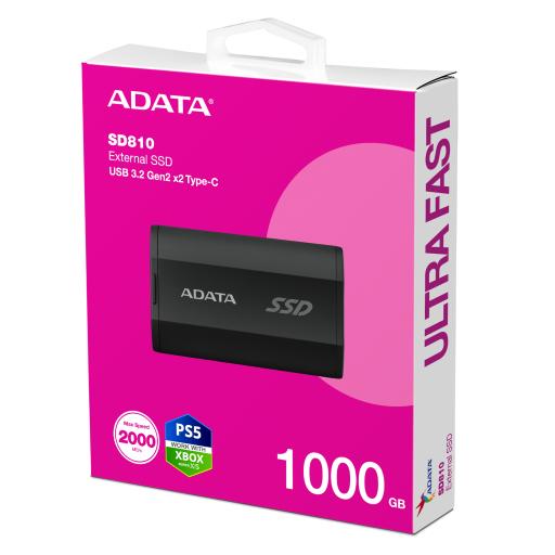 [ADATA_SD810-1000G-CBK] ADATA SSD EXTERNO ADATA SD810 1,000GB USB-C 3.2 2000MB/s (SD810-1000G-CBK)