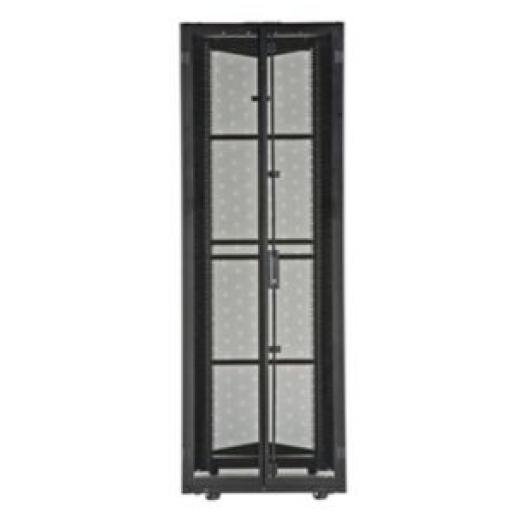 [PANDUIT_XG84222BS0001] Panduit Gabinete FlexFusion para Centros de Datos, 42 UR, 800 mm de Ancho, 1200 mm de Profundidad, Fabricado en Acero, Color Negro