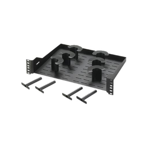 [PANDUIT_PZCHSM2] Panduit Charola Ventilada Para Administración de Cable en Racks o Gabinetes, con 6 Postes para Control de Holgura, de 19in, 2 UR, Color Negro