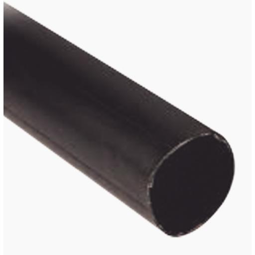 [SYSCOMPARTS_5174-1200-1] SYSCOM PARTS Tubo Termoencogible (Termofit) Negro de 1.2 m, 2" de Diámetro, Reduce de 2:1, Poliolefina.