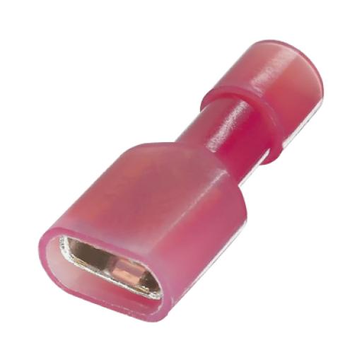 [EPCOM_CON-101-3A-01] Epcom Terminal hembra aislada completa / para cables 22-16 AWG / Paquete de 25 piezas