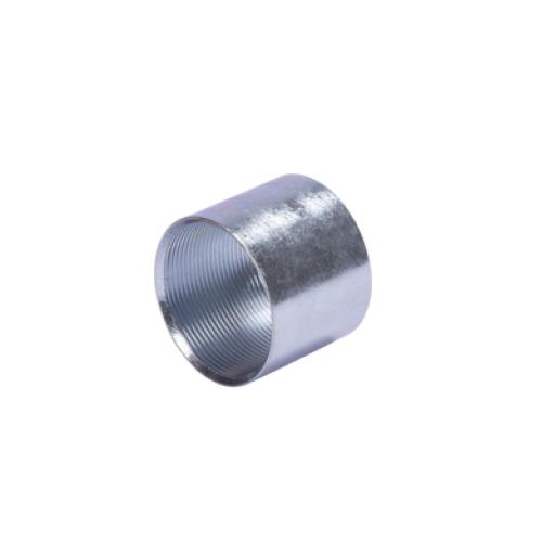 [JUPITER_JU-PG-400-COP] Jupiter Cople 4" (102mm) pared gruesa con rosca galvanizado etiqueta amarilla