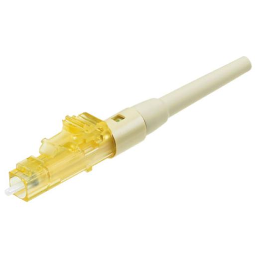 [PANDUIT_FLCSMC6EIY] Panduit Conector de Fibra Óptica LC Simplex OptiCam, Multimodo 62/125 OM1, Pre-pulido, Color Marfil