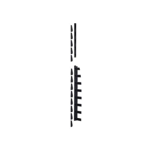 [PANDUIT_XG-FMS45B] Panduit Kit de Dedos Para Administración de Cables en Gabinetes FlexFusion™, de 42 o 45 UR,  Dedos de 100 mm de Longitud, Color Negro 