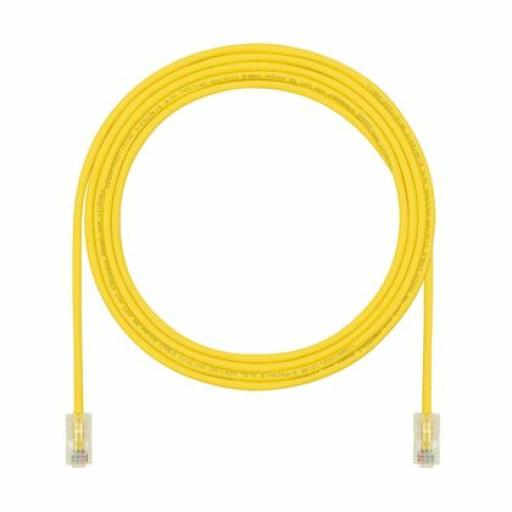 [PANDUIT_UTP28SP0.2MYL] Panduit Cable de Parcheo TX6, UTP Cat6, Diámetro Reducido (28AWG), Color Amarillo, 20 cm