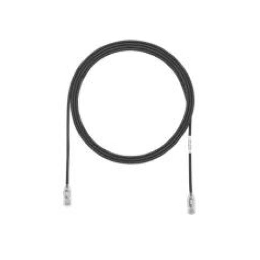 [PANDUIT_UTP28SP0.2MBL] Panduit Cable de Parcheo TX6, UTP Cat6, Diámetro Reducido (28AWG), Color Negro, 20 cm