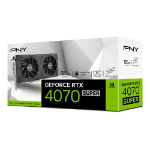 [PNY_VCG4070S12DFXPB1-O] Tarjeta de video PNY GeForce RTX 4070 SUPER OC DF VERTO 12GB GDDR6X