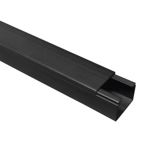 [THORSMAN_TMK-1720-CC-N] Thorsman Canaleta TMK 1720 Color Negro con Cinta Adehsiva, 5 Ft. De Largo (1.5 m), Para uso en Exterior con Bajo Voltaje (5201-21362)