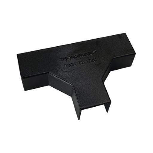 [THORSMAN_TMK-1720-T-N] Thorsman Sección en "T" Color Negro de PVC Auto Extinguible, Para Canaleta TMK-1720-N-CC (5240-02003)