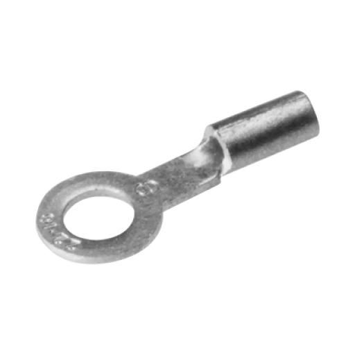 [HUBBELLBURNDY_HUB-T14-10] HUBBELL BURNDY Zapata Terminal de Ojillo  para Tornillo 3/16" (5 mm) y Cable Calibre 16-14 AWG.