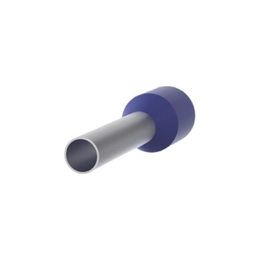 [PANDUIT_FSD80-12-D] Panduit Ferrule Aislado Para Cables 14 AWG, PIN de 12 mm de Longitud, Mango Color Azul, Paquete de 500pz