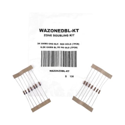 [HONEYWELLHOMERESIDEO_SA-HDWR-3V1] HONEYWELL HOME RESIDEO Resistencias de 3K y 6.2K para doblar zonas en panel VISTA48LA