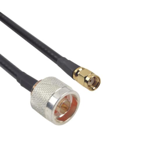[EPCOM_SN240KSMAI60] Epcom Jumper de 60cm con Cable LP240 y conectores N Macho y SMA Macho Inverso.