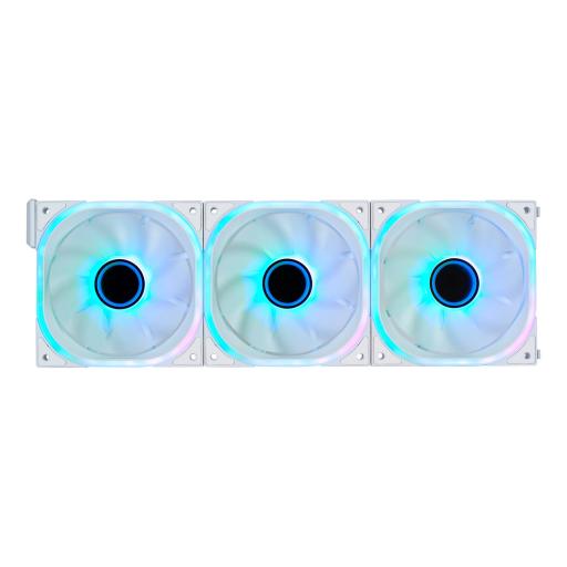 [GAMEFACTOR_FKG500-WH] Game Factor KIT VENTILADORES MODULAR GAME FACTOR 3X120MM 58CFM RGB BLANCO FKG500-W