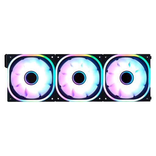 [GAMEFACTOR_FKG500-BK] Game Factor KIT VENTILADORES MODULAR GAME FACTOR 3X120MM 58CFM RGB NEGRO FKG500-BK