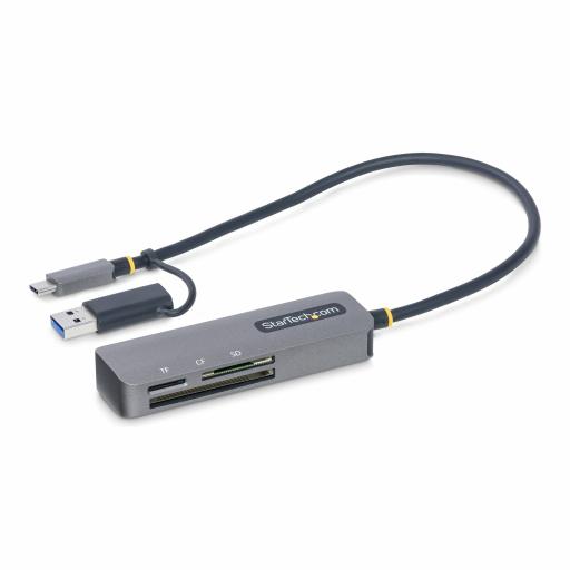 [STARTECH.COM_FCREADMICRO3V2] StarTech.com LECTOR USB 3.0 DE TARJETAS DE MEMORIA FLASH SD CF MICROSD