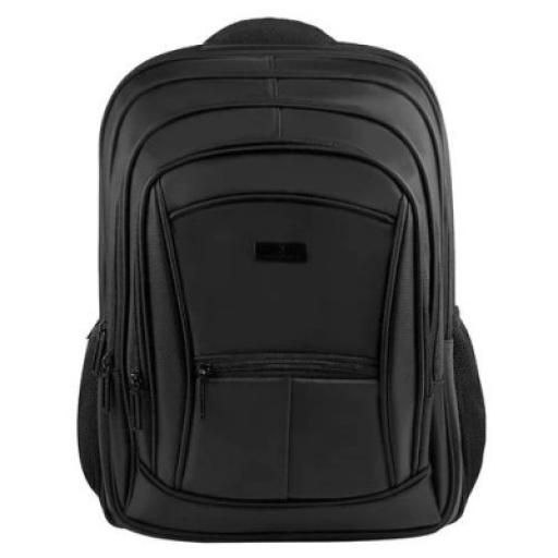 [PERFECTCHOICE_PC-084440] Perfect Choice MOCHILA PARA LAPTOP ESSENTIALS PLUS NEGRO 5 COMPARTIMENTOS