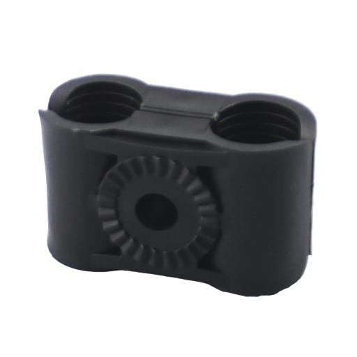 [SYSCOMTOWERS_CB-12] SYSCOM TOWERS Paquete de 10 Sujetadores Plasticos Para Cable Coaxial de 1/2"