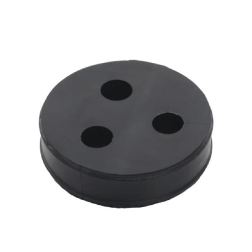 [SYSCOMTOWERS_CI312] SYSCOM TOWERS Inserto o Bota de Caucho de 4" Con Tres Orificios para Cable de 1/2 in