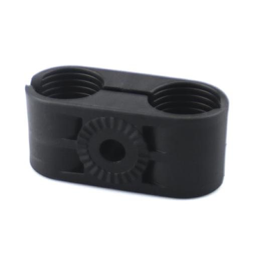 [SYSCOMTOWERS_CB-58] SYSCOM TOWERS Paquete de 10 Sujetadores Plasticos Para Cable Coaxial de 5/8"