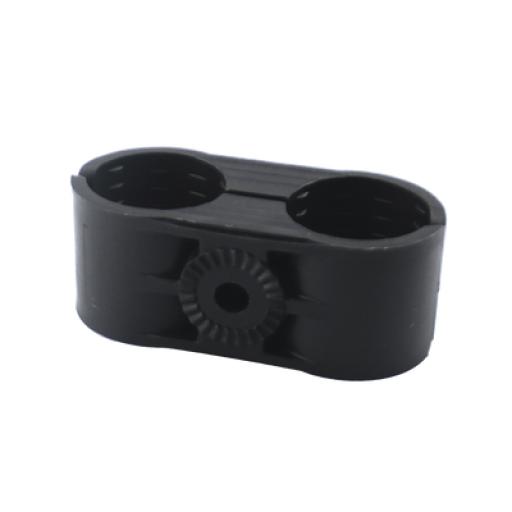 [SYSCOMTOWERS_CB-114] SYSCOM TOWERS Paquete de 10 Sujetadores Plasticos Para Cable Coaxial de  1- 1/4"