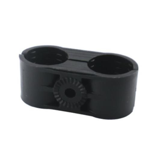 [SYSCOMTOWERS_CB-114] SYSCOM TOWERS Paquete de 10 Sujetadores Plasticos Para Cable Coaxial de  1- 1/4"