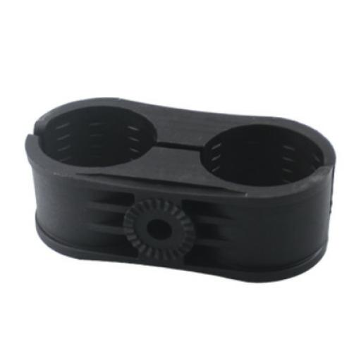 [SYSCOMTOWERS_CB-214] SYSCOM TOWERS Paquete de 10 Sujetadores Plasticos Para Cable Coaxial de  2-1/4"