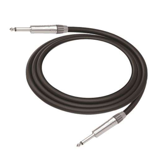 [COSMICONN_CGT-PM-PM-L-3M] COSMICONN Cable de Audio | Plug 1/4 in a Plug 1/4 in Mono | Carcasa Cromada | Conectores Seetronic | Ideal para Instrumentos | Longitud 3m